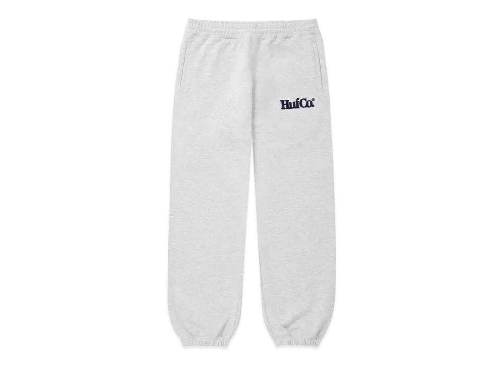 HUF CO Fleece Pant (Online Store Only) "Ahs Grey"