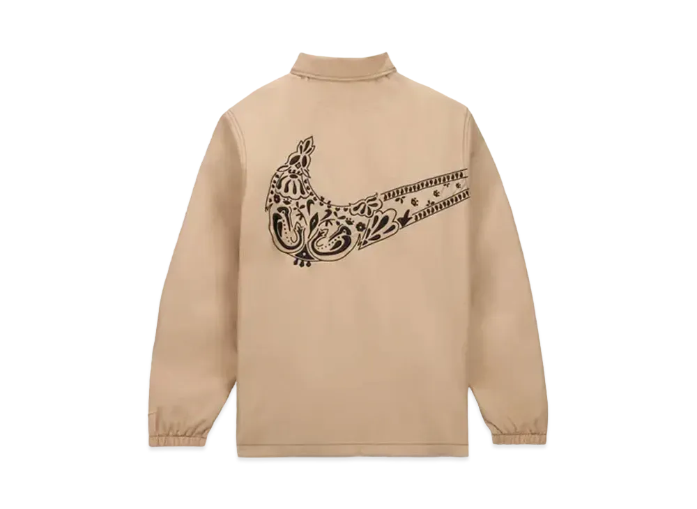 Nike Día De Muertos Coach Jacket "Beige"