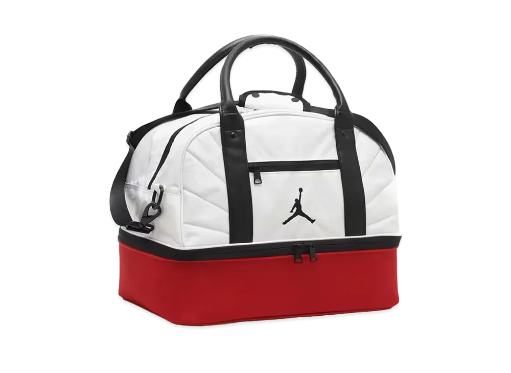 Jordan ボストンバッグ ホワイト/ブラック Jordan ボストンバッグ ホワイト/ブラック 60L - メルカリ