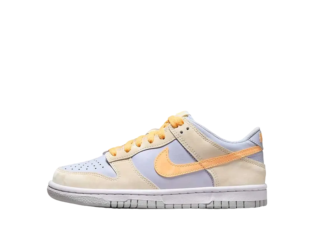Nike GS Dunk Low "Pale Ivory/Football Grey/White/Melon Tint"