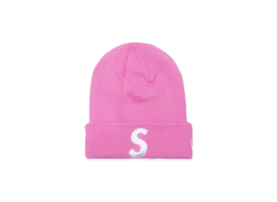 Supreme New Era S Logo Beanie "Pink" (23FW)