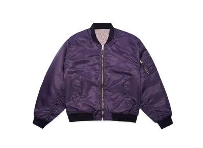 F.M.C.D. DOUBLE FACE PADDED BOMBER JACKET NON WASH "PUPLE"