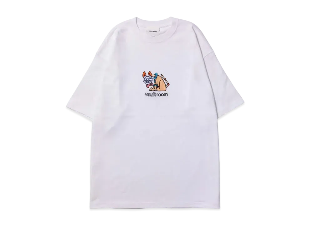 VAULTROOM x Ghost in the Shell S.A.C. Keydog the Laughing Man Tee "White"
