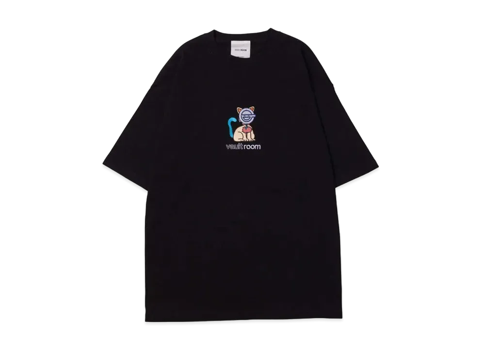 VAULTROOM x Ghost in the Shell S.A.C. Keycat the Laughing Man Tee "Black"