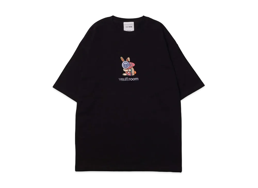 VAULTROOM x Ghost in the Shell S.A.C. Keyrabbit the Laughing Man Tee "Black"