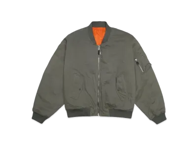 F.M.C.D. DOUBLE FACE PADDED BOMBER JACKET VINTAGE WASH "ORIVE DRAB"