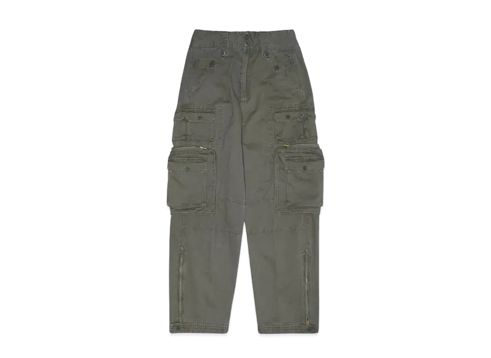 F.M.C.D. PARACHUTE TROUSERS VINTAGE WASH "ORIVE DRAB"