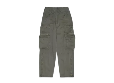 F.M.C.D. PARACHUTE TROUSERS VINTAGE WASH "ORIVE DRAB"