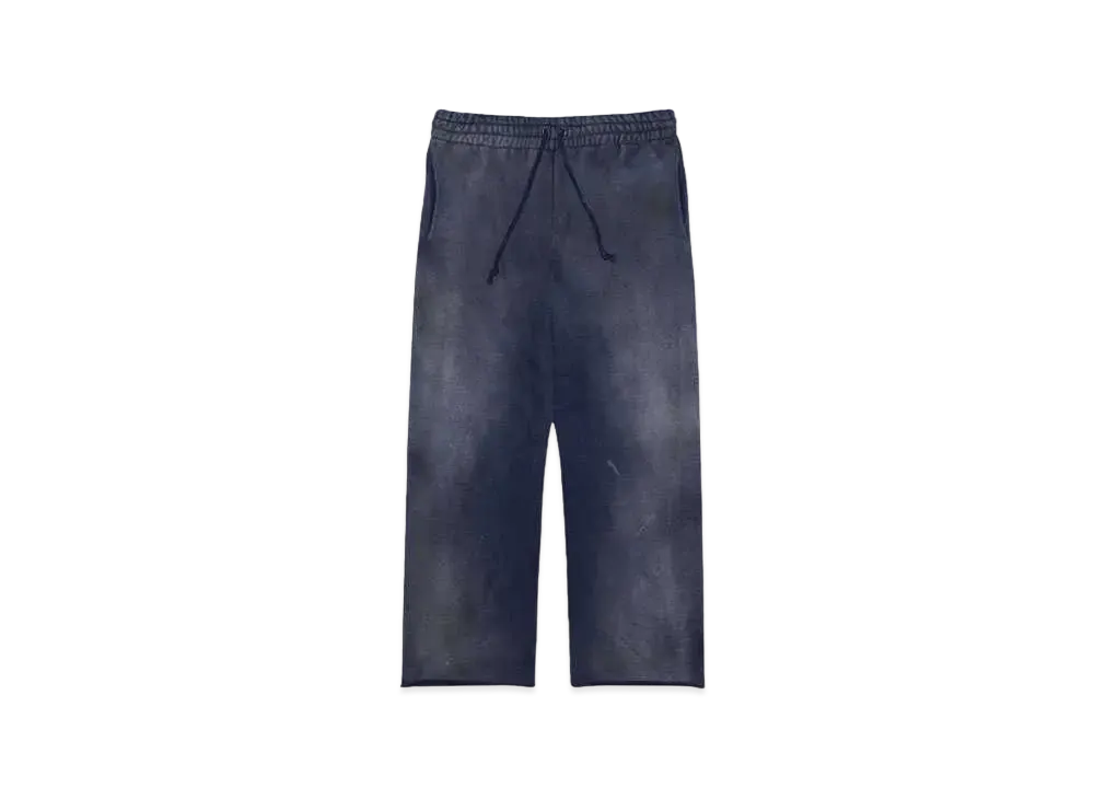 BOW WOW HARD AGEING SWEAT PANTS 【UNISEX】 "NAVY HARD AGEING"