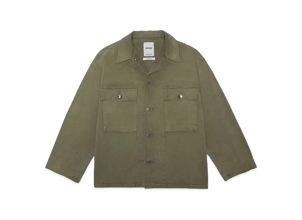 BOW WOW JOHN PEACE M42 HBT JACKET 【UNISEX】 "OLIVE DRAB AGEING"