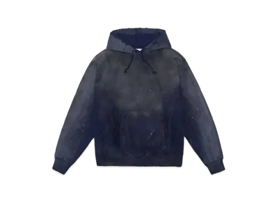 BOW WOW HARD AGEING HOODIE 【UNISEX】 "NAVY HARD AGEING"