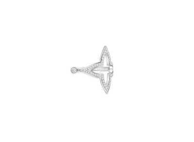 Louis Vuitton Blossom Open Ring Diamonds "White Gold"