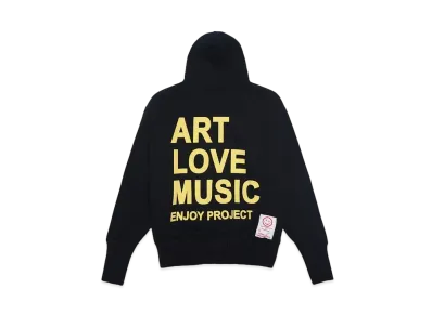 Perfect ribs Basic Zip Hoodie "Black"