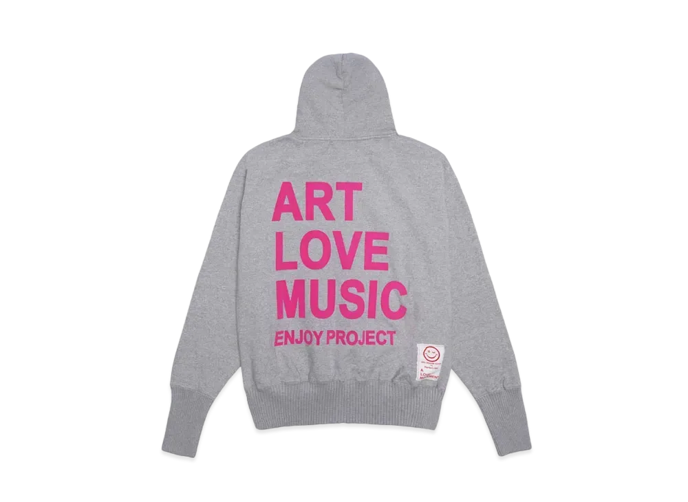 Perfect ribs Basic Zip Hoodie "HeatherGray"