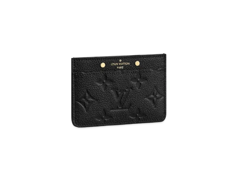 Louis Vuitton Card Holder Monogram Empreinte Leather "Noir"