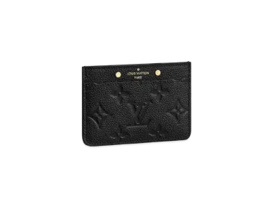 Louis Vuitton Card Holder Monogram Empreinte Leather "Noir"