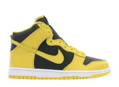 ナイキ ダンク ハイ "ブラック/ブライトゴールデンロッド"