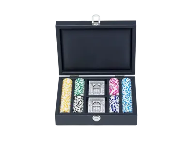 Dior Poker Set Dior Oblique "Beige/Navy Blue"