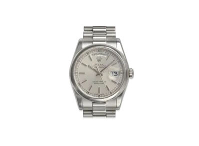 ROLEX Daydate "Silver/Platinum"