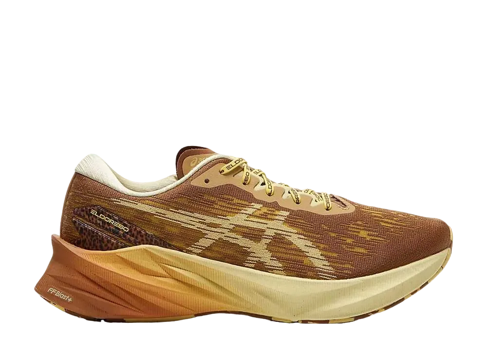 Eldoreso × Asics Novablast 3 "Almond Brown/Butter"