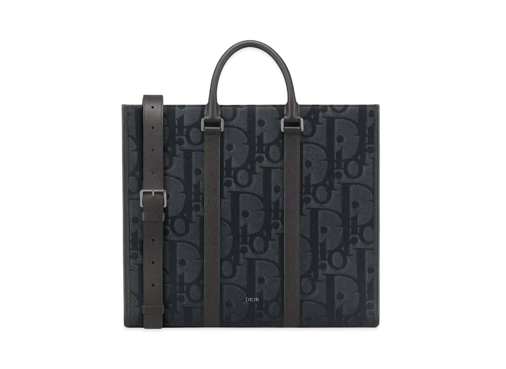 Dior East-West Tote Bag Maxi Dior Oblique Jacquard "Black"