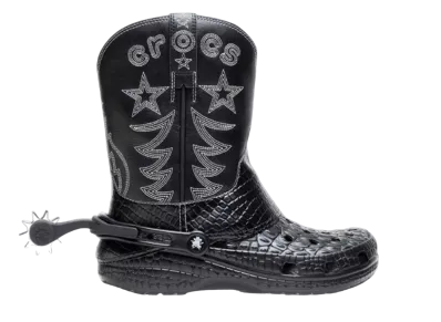 クロックス クラシック カウボーイ ブーツ "ブラック"