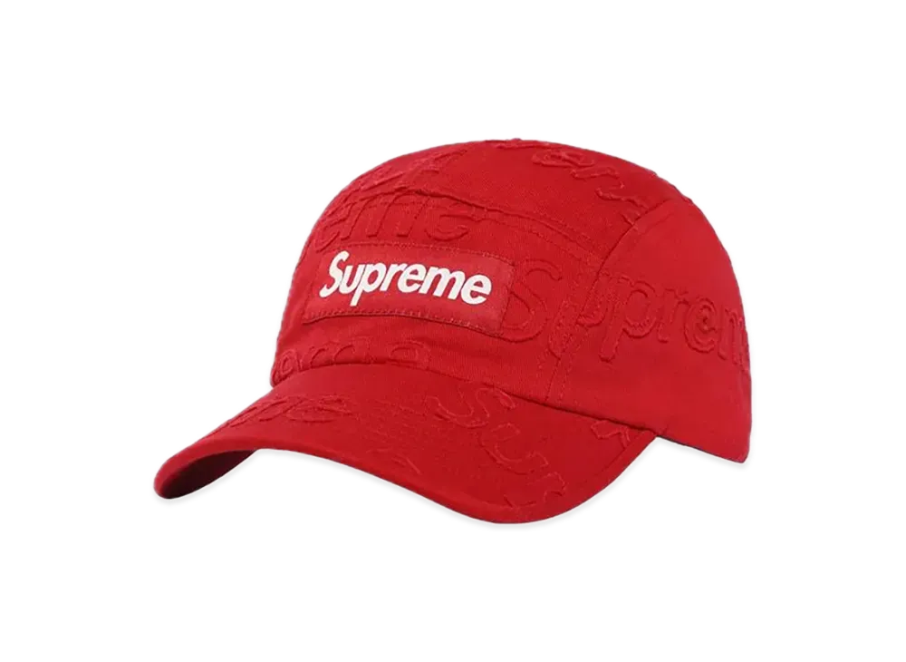 Supreme Lasered Twill Camp Cap "Red"