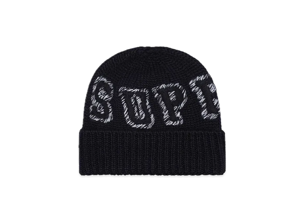シュプリーム ツイスト ビーニー "ブラック"