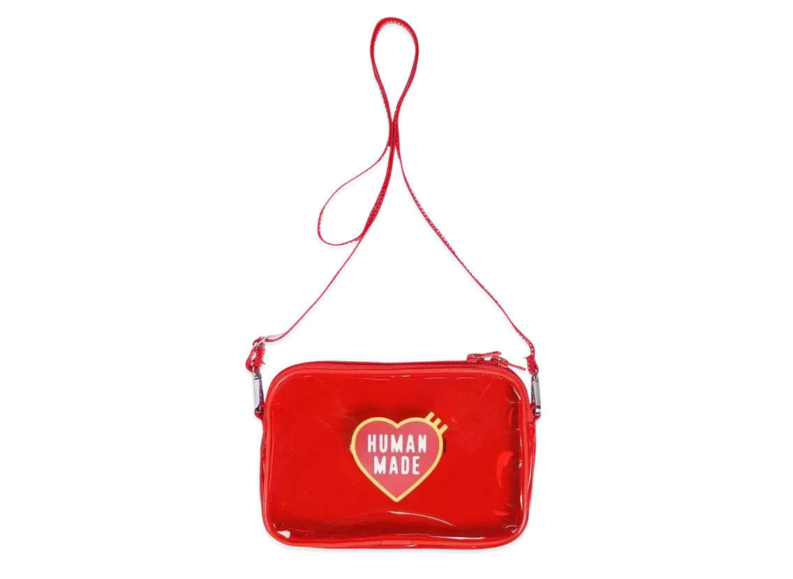 HUMAN MADE PVC Pouch Medium "Red"