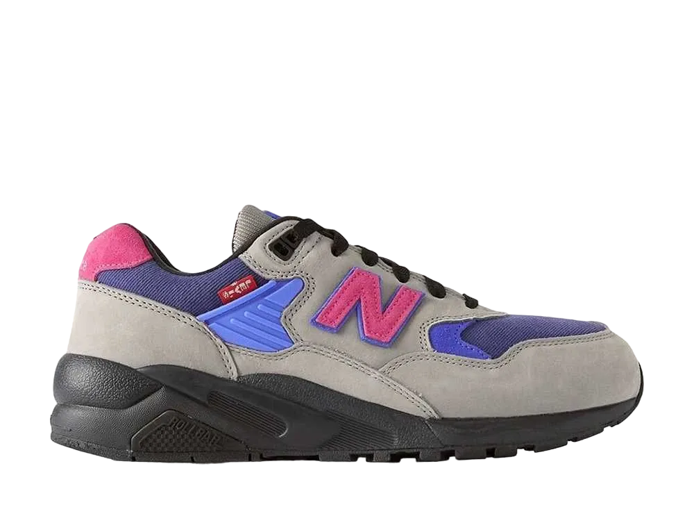 Levi's × New Balance 580 "Grey/Navy/Magenta"