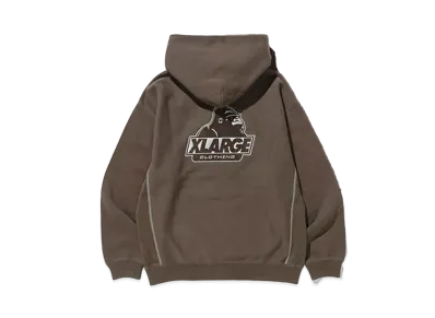XLARGE x Champion Reverse Weave Overdye Hooded Sweat "Brown"