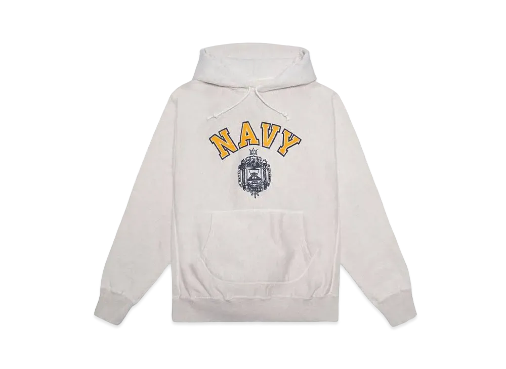 BOW WOW USN HOODIE 【UNISEX】 "M.GRAY AGEING"