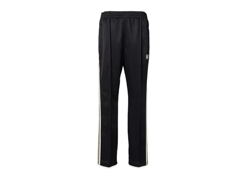 Needles x STUDIOUS Narrow Track Pant - Poly Smooth "Black"
