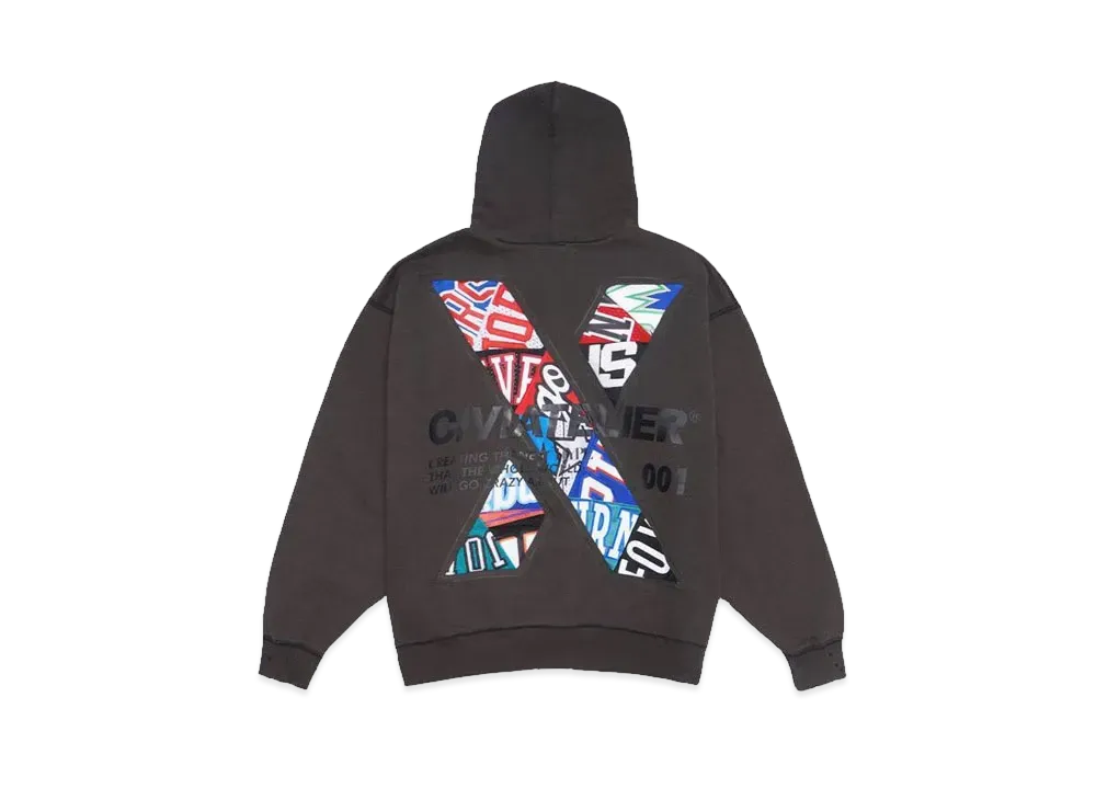 SNKRDUNK x CIVIATELIER 10TH ANNIVERSARY CHOICE IS YOURS NBA REMAKE HOODIE #001 "BLACK"