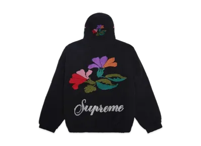 Supreme Needlepoint Hooded Jacket "Black"