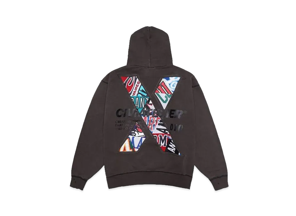 SNKRDUNK x CIVIATELIER 10TH ANNIVERSARY CHOICE IS YOURS NBA REMAKE HOODIE #010 "BLACK"
