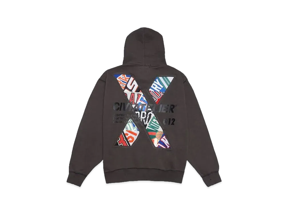 SNKRDUNK x CIVIATELIER 10TH ANNIVERSARY CHOICE IS YOURS NBA REMAKE HOODIE #012 "BLACK"