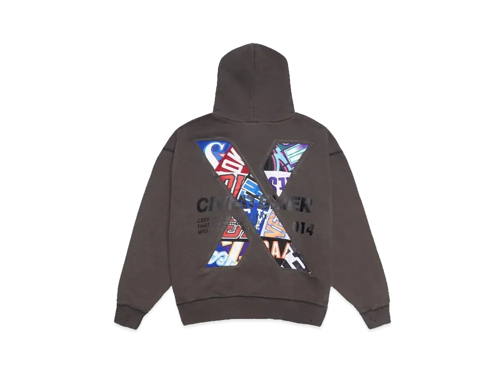 SNKRDUNK x CIVIATELIER 10TH ANNIVERSARY CHOICE IS YOURS NBA REMAKE HOODIE #014 "BLACK"