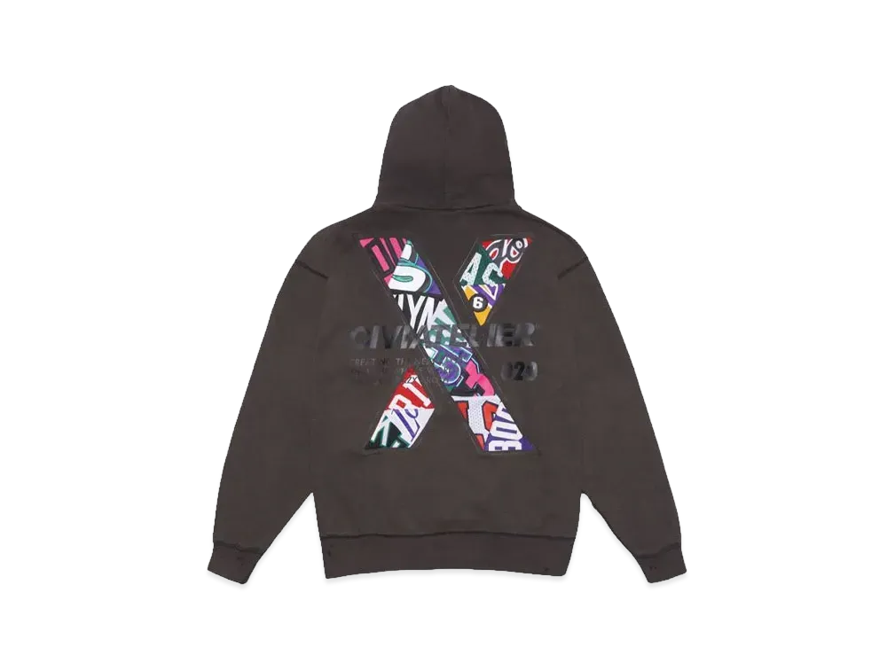 SNKRDUNK x CIVIATELIER 10TH ANNIVERSARY CHOICE IS YOURS NBA REMAKE HOODIE #020 "BLACK"