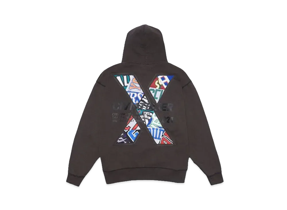 SNKRDUNK x CIVIATELIER 10TH ANNIVERSARY CHOICE IS YOURS NBA REMAKE HOODIE #021 "BLACK"