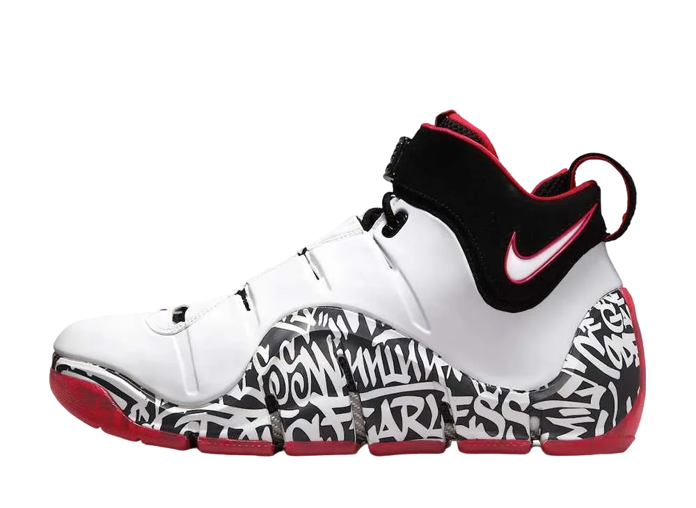 Nike Zoom LeBron 4 "White/Black/University Red"
