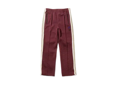 Needles x Sasquatchfabrix. Track Pant-Blister jacquard Olive Branch "Dark Purple"