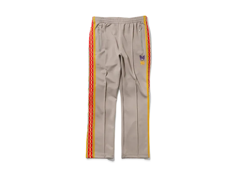 Needles x Sasquatchfabrix. Narrow Track Pant-Poly Smooth "Beige"