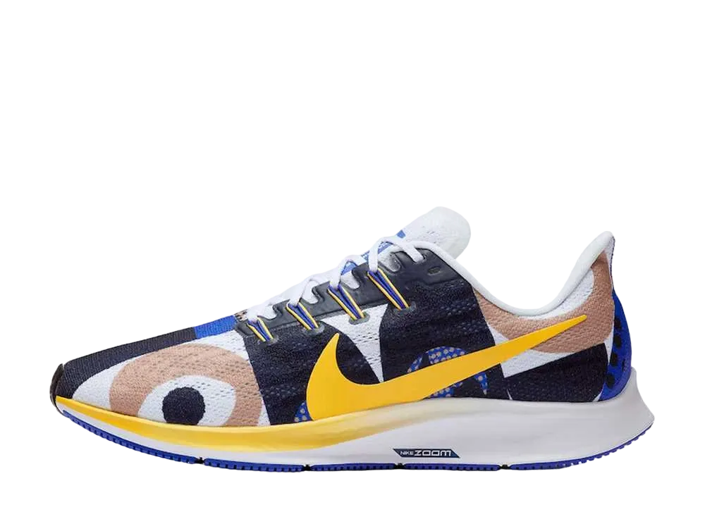 コーディー・ハドソン × ナイキ エアズームペガサス36 "ハイパーロイヤル/クロームイエロー"