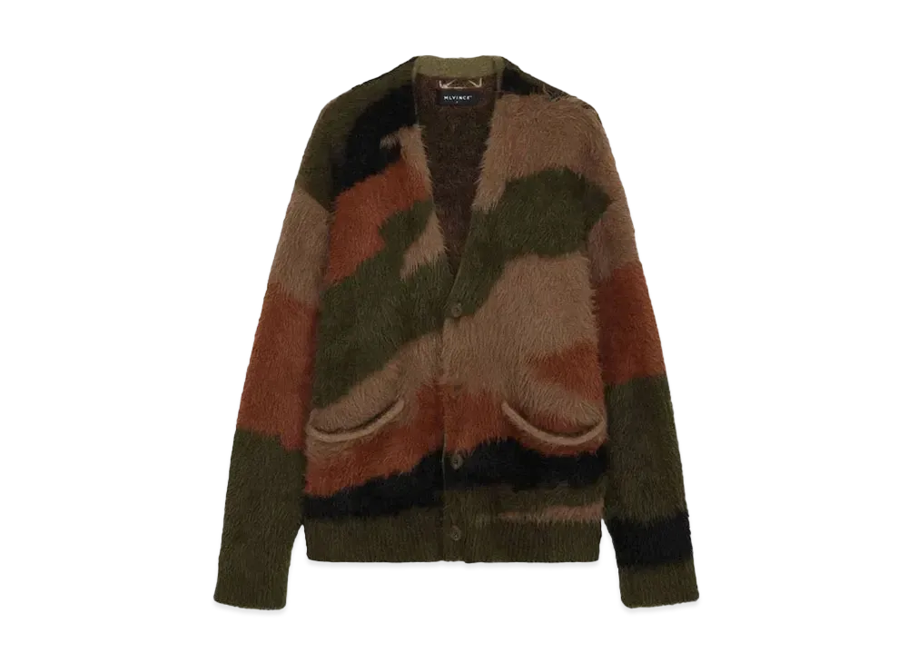 MLVINCE CAMO CARDIGAN "CAMO"