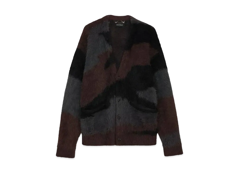 MLVINCE CAMO CARDIGAN "BLACK CAMO"
