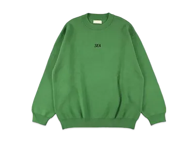 WIND AND SEA Cotton Cashmere Knit "Sea Green"