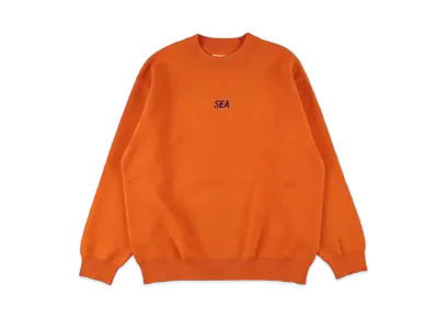 WIND AND SEA Cotton Cashmere Knit "Deep Orange"