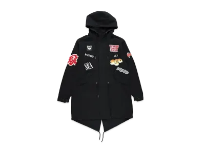 WIND AND SEA Band Field Parka "Black"