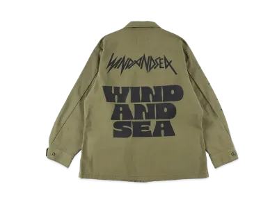 WIND AND SEA Band Jungle Fatigue Jacket "Olive Drab"